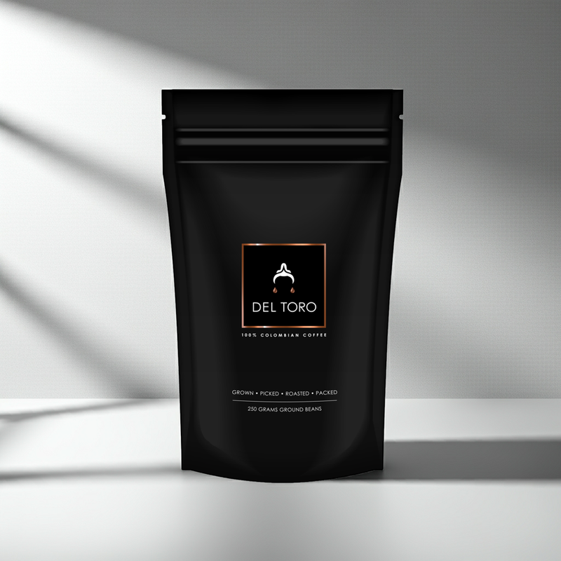 Del Toro 100% Colombian Arabica Caturra Coffee (250g bag)